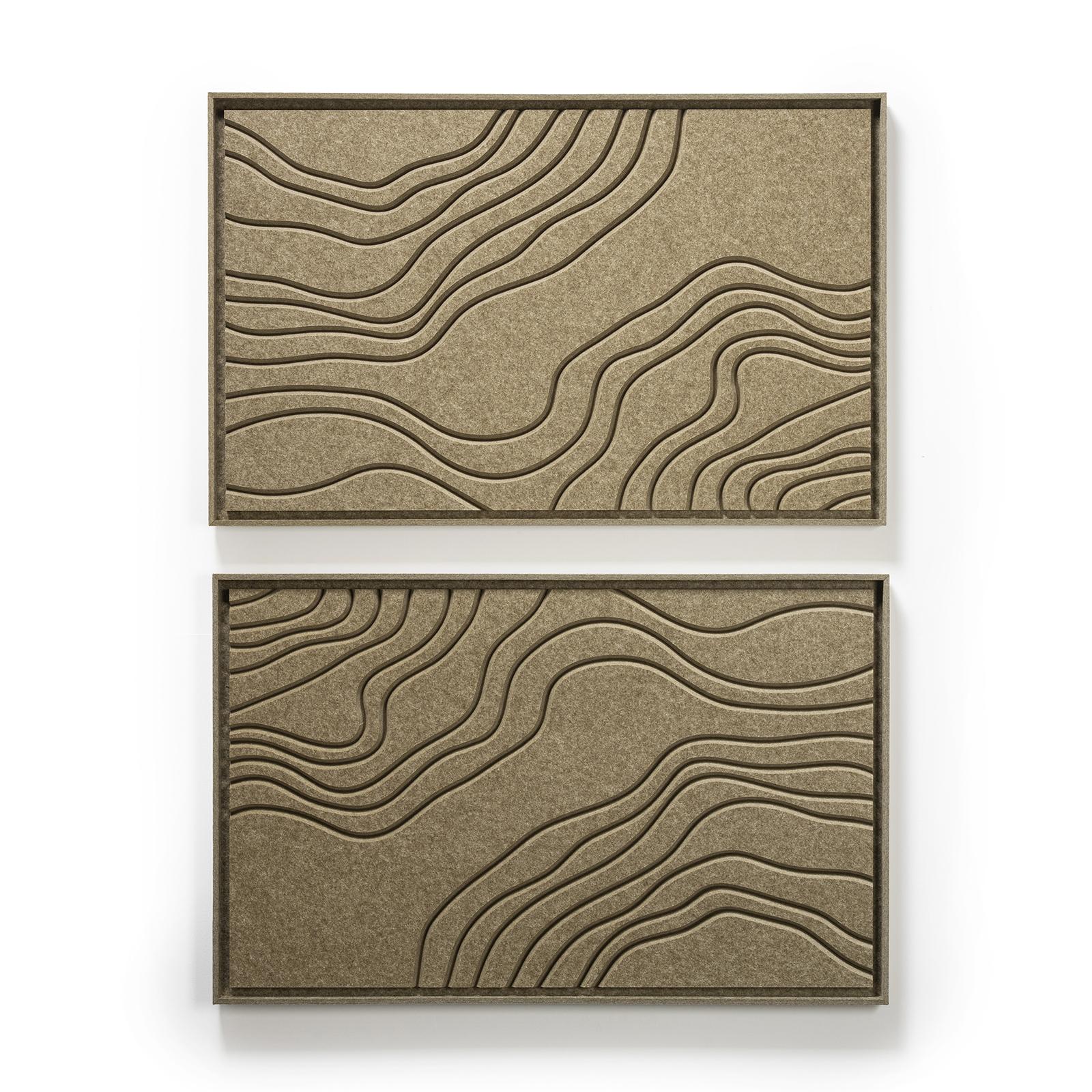 Naturale Olive Mist, Panelen boven elkaar