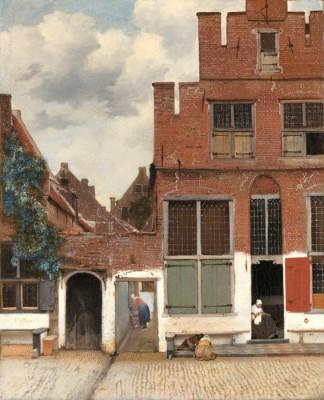 Het straatje - artwork in frame preview