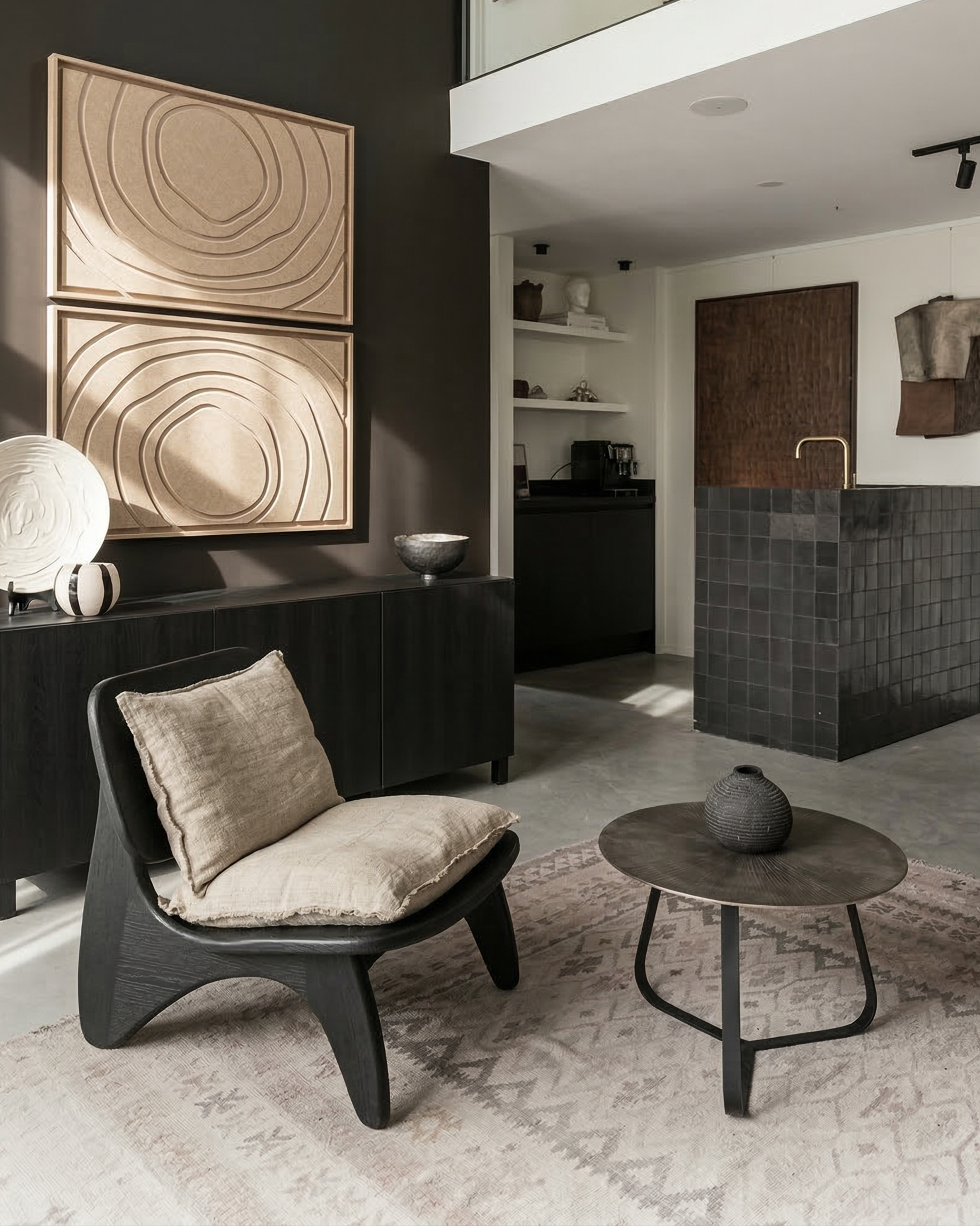 Aura Pale Sand 3D viltkunst paneel