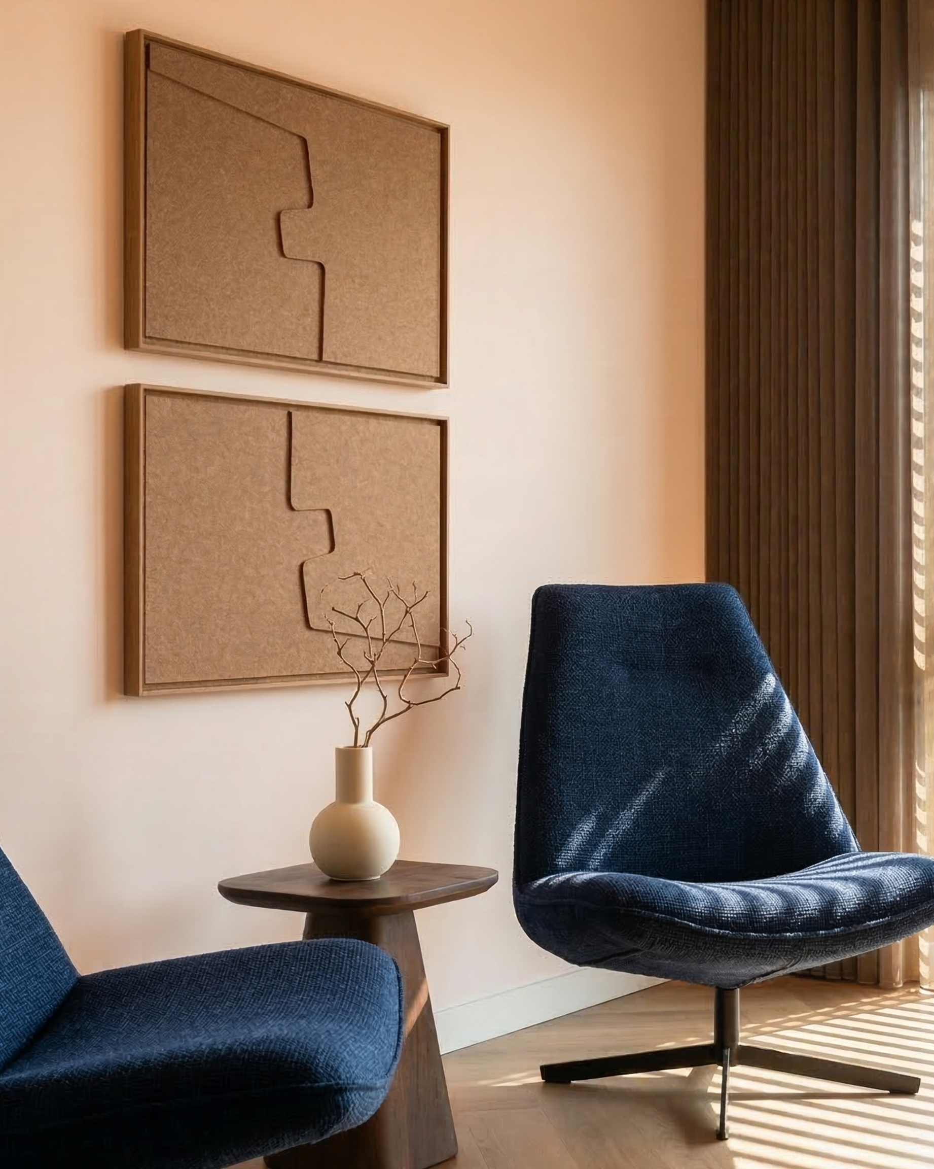 Estile Soft Dune 3D viltkunst paneel