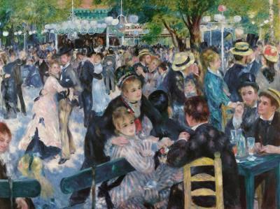 Dans in le moulin de la galette - artwork in frame preview