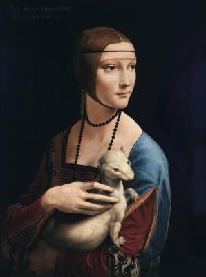 De dame met de hermelijn - artwork in frame preview