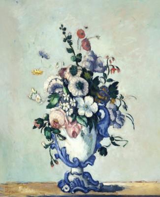 Flowers in a rococo vase