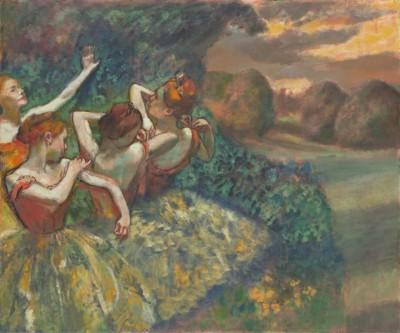 Four dancers - artwork in frame preview