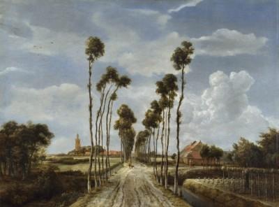 Het laantje van Middelharnis - artwork in frame preview