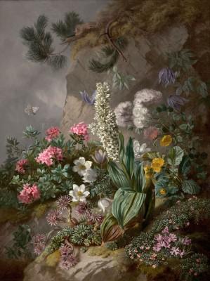 Rustige buitenlucht in zacht licht - artwork in frame preview