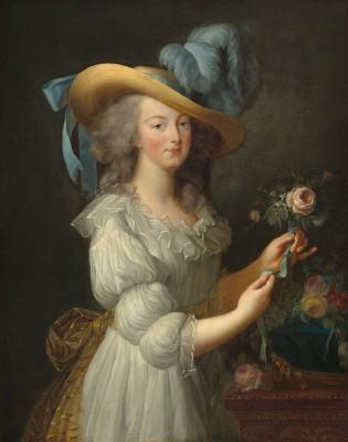 Marie Antoinette in a Chemise Dress