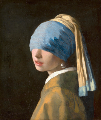 Meisje met de Blinddoek - artwork in frame preview