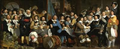 Schuttersmaaltijd ter viering van de Vrede van Munster - artwork in frame preview