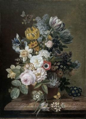 Stilleven met bloemen - artwork in frame preview