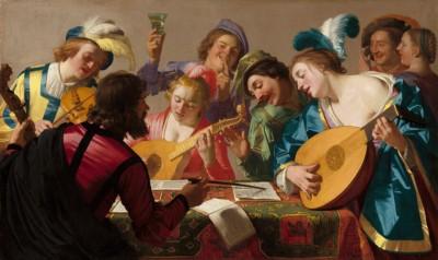 The concert in een buitenluchtdecor - artwork in frame preview