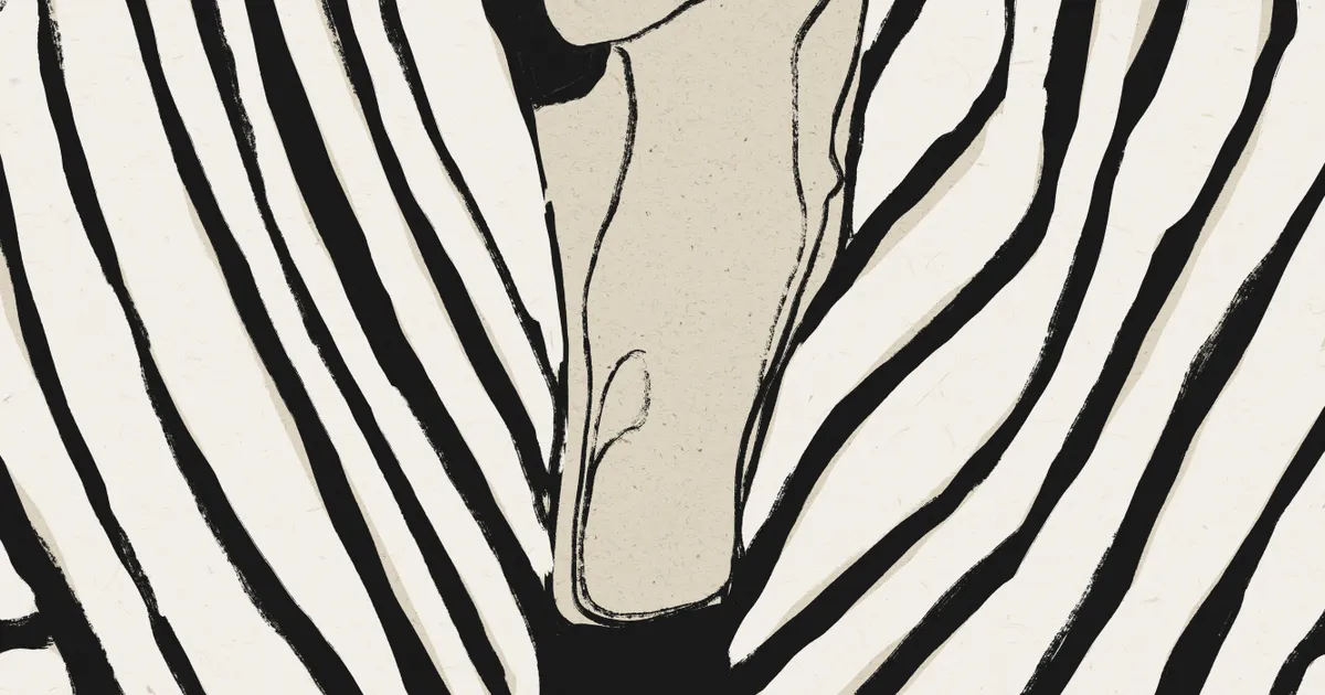 Gestreepte elegantie door treechild