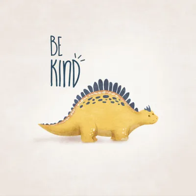 Friendly Dino Message