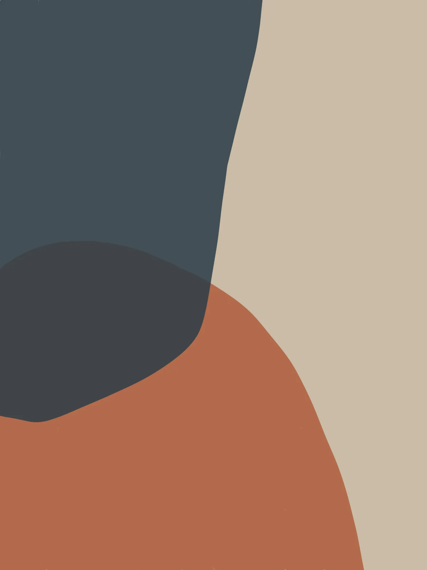 Outdoor scene in verticale compositie door studio palette