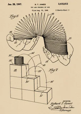 Toy and Process of Use Patent 1947