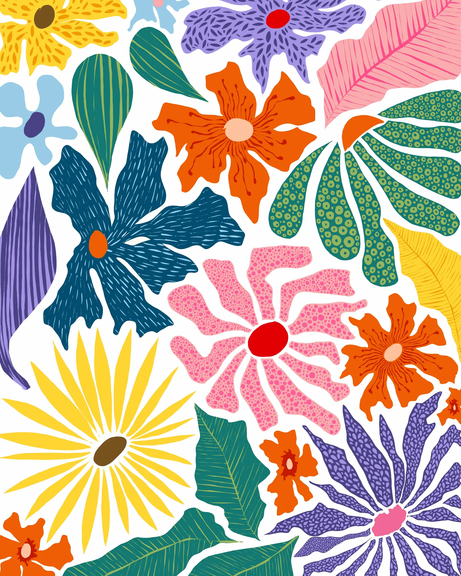 The happy garden van uma gokhale in verticale illustratie