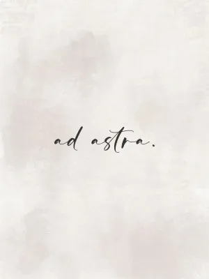 Verticale minimalistische illustratie Celestial Journey met beige tinten en abstract outdoor landschap