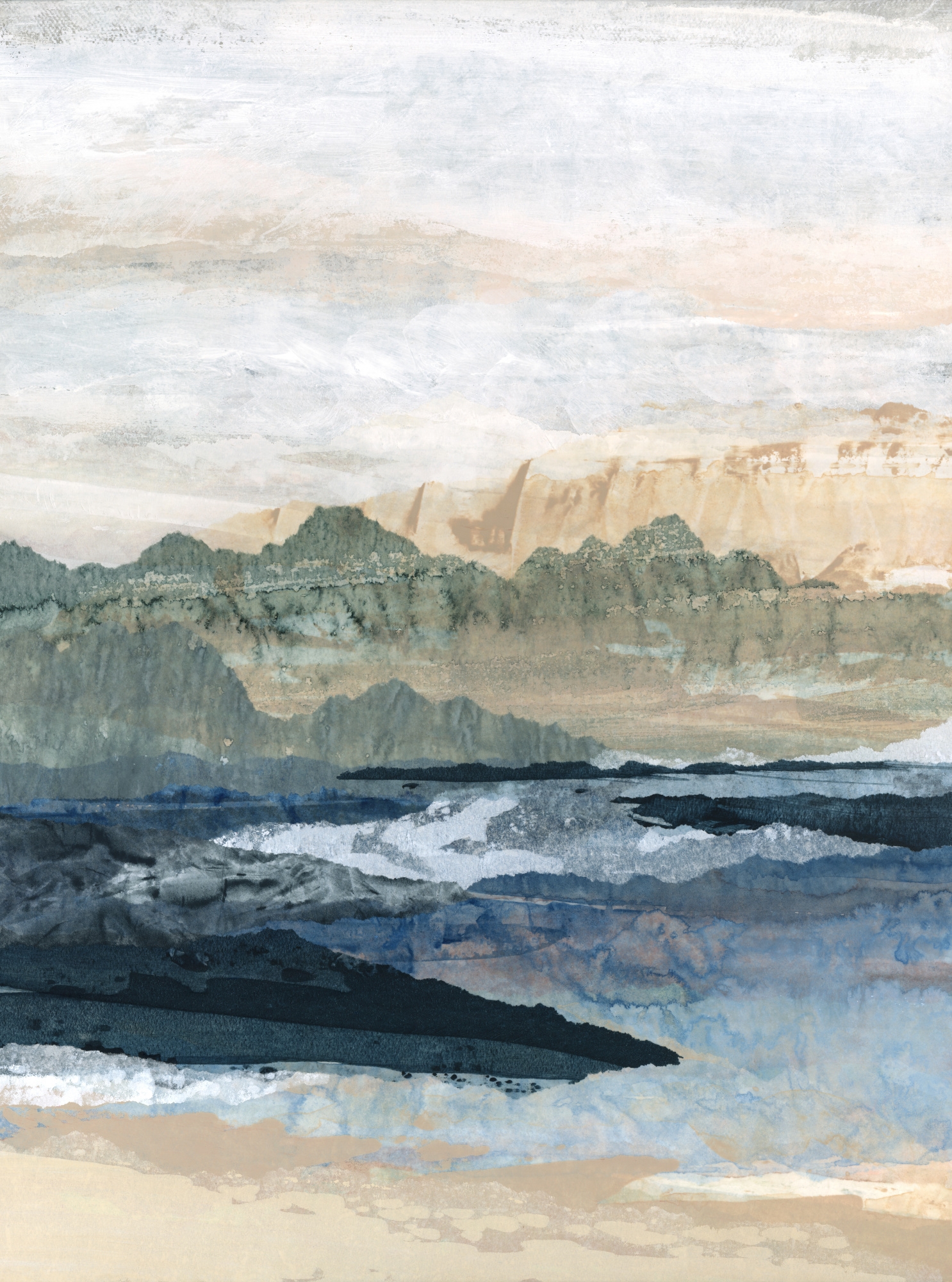 Zomerse ontwaking aan de kustlijn