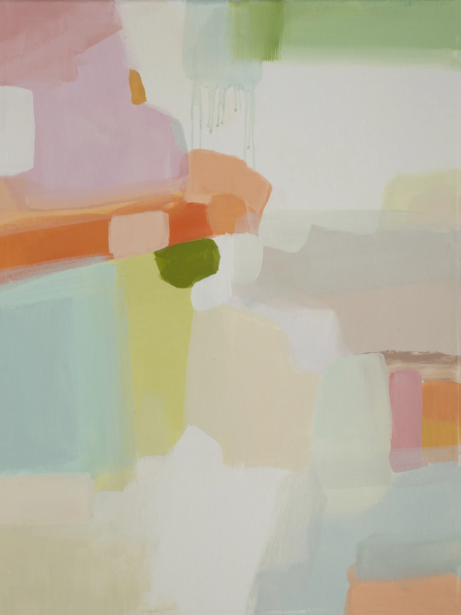 Pastel abstract 1 van jenny westenhofer