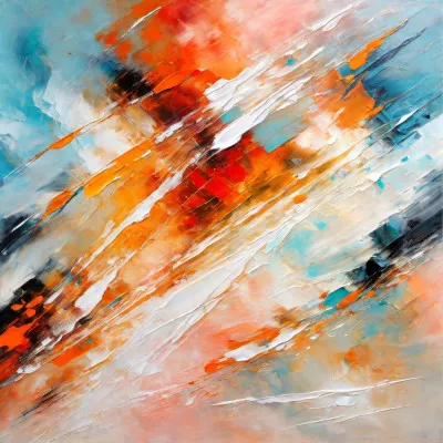 Impressionist Colorful Abstract