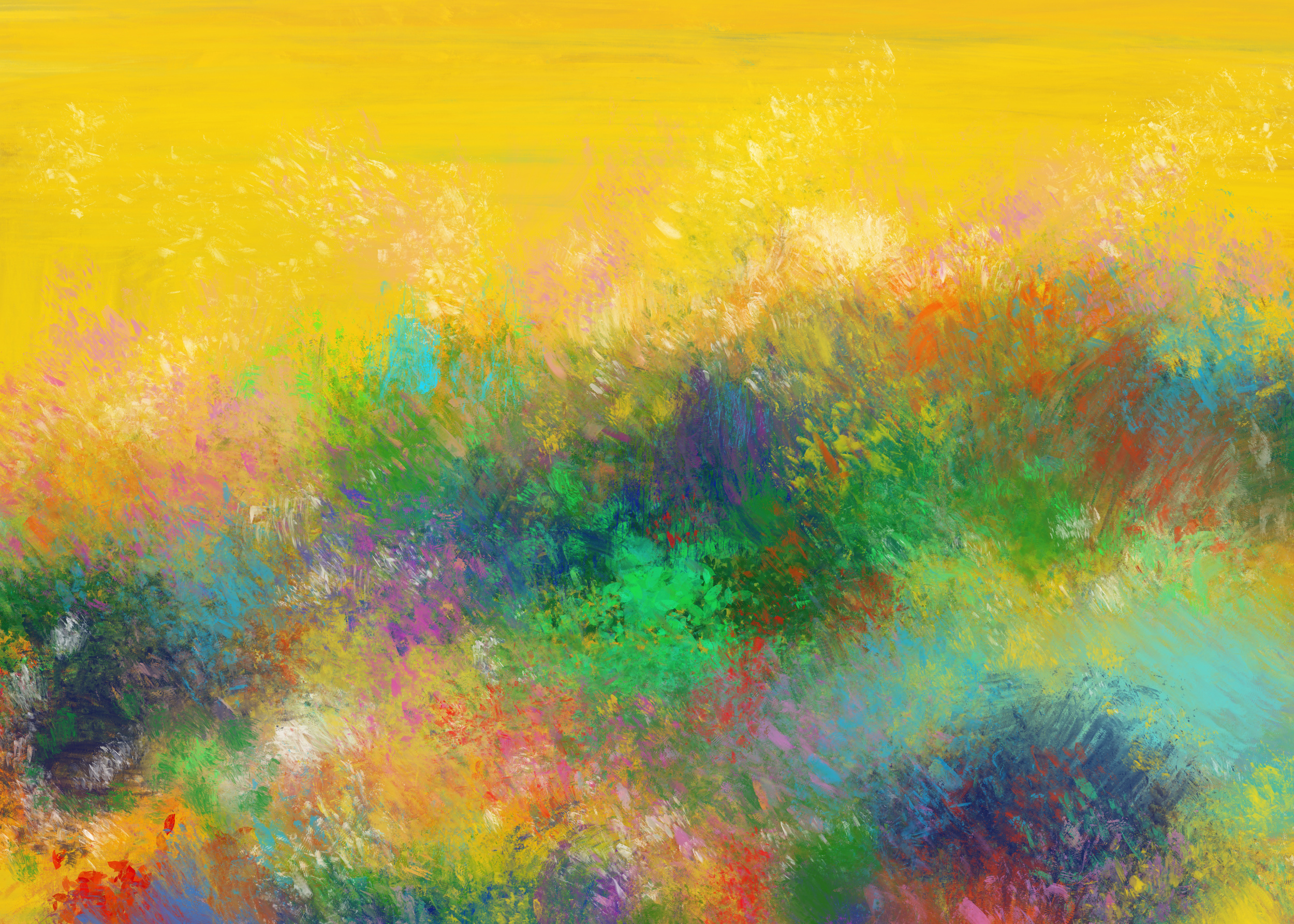 The van Gogh's garden van Cesare Bellassai art