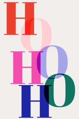 verticale kerstillustratie met buitenbeeld en sfeervolle winterse kleuren