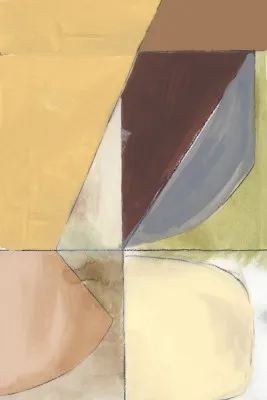 Dusty pink yellow abstract no2 van cartissi