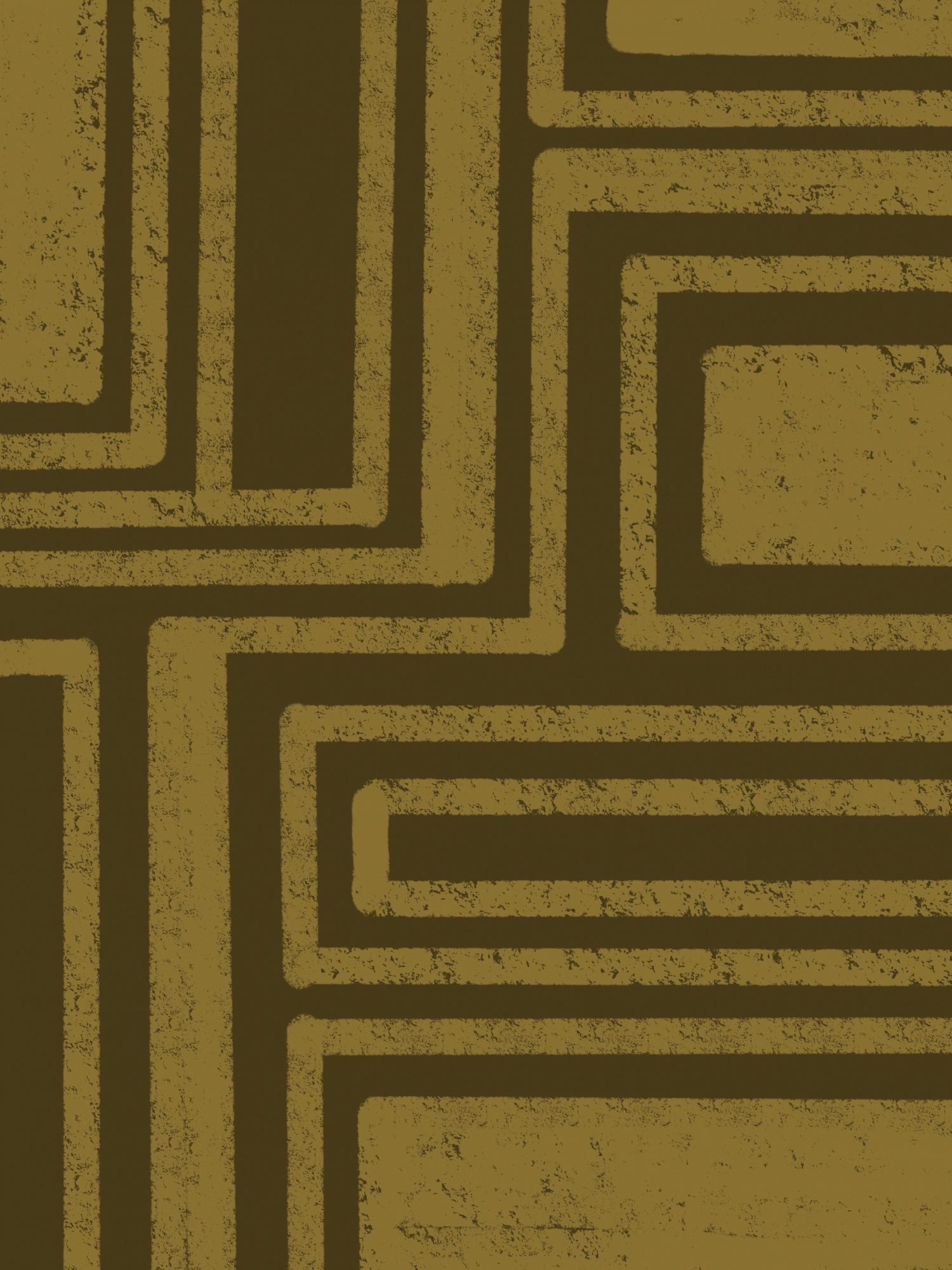 Earthy olive maze lines van yuli saputra
