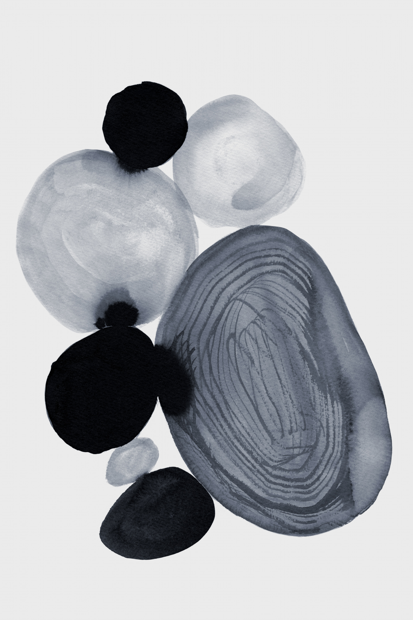 Zen garden stones 02 door danushka abeygoda