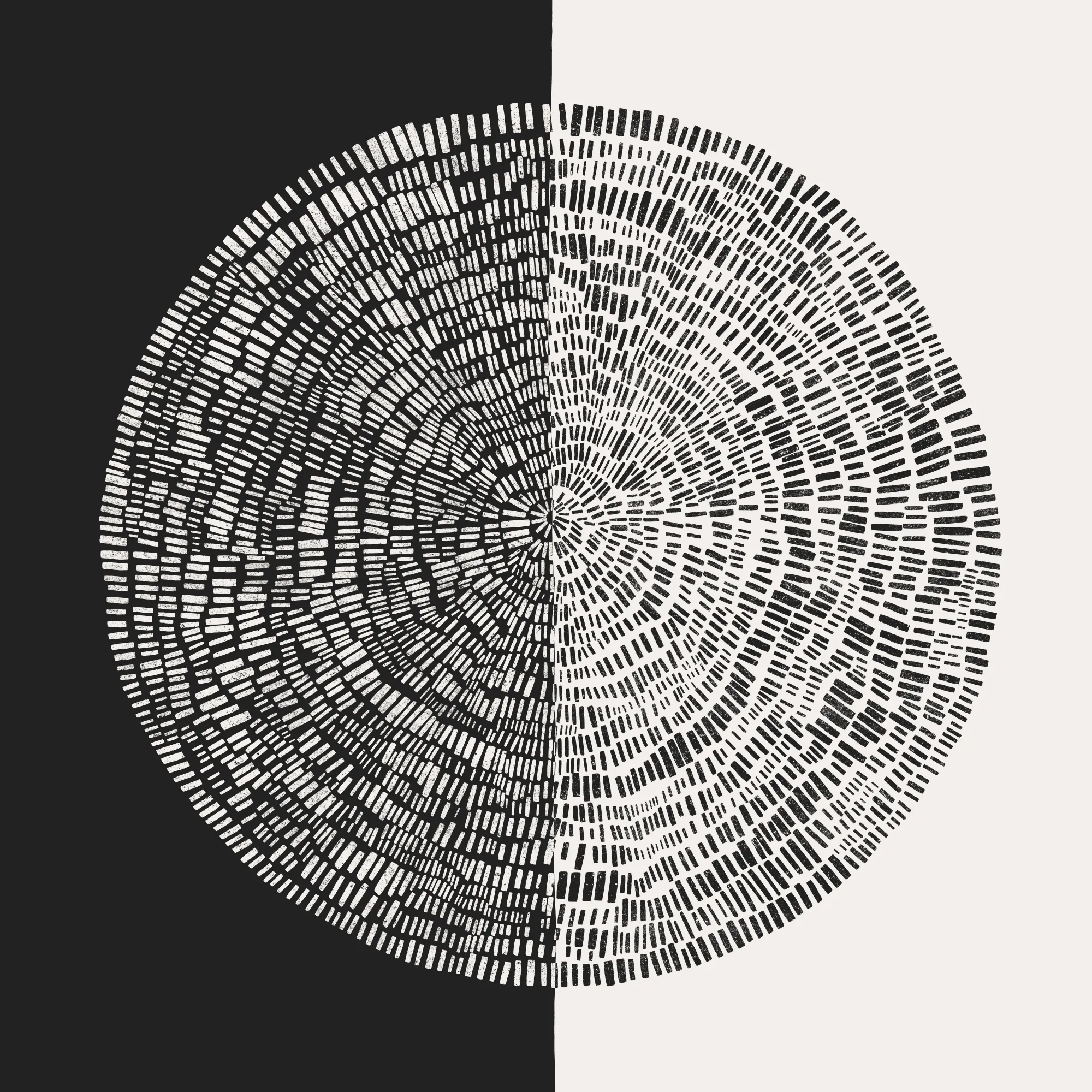 Convergence van cats and dotz in abstract zwart-wit