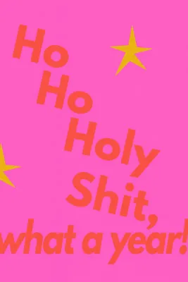 Verticale illustratie van een kleurrijke outdoor kerstsfeer met huisjes en zachte winterverlichting