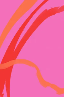 Vibrerende abstracte wervelingen in roze en rood
