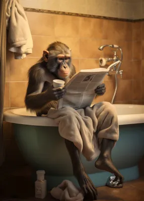Monkey In the Bathroom