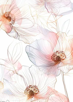 Flowers In Soft Pastels