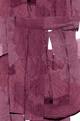 Abstracte vormen in paars en geometrie