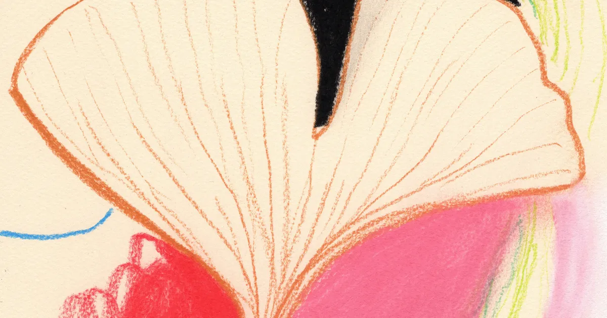 Ginkgo bladeren in kleur ii door janel bragg