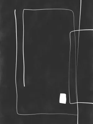 Minimalistische lijnen in zwart-wit