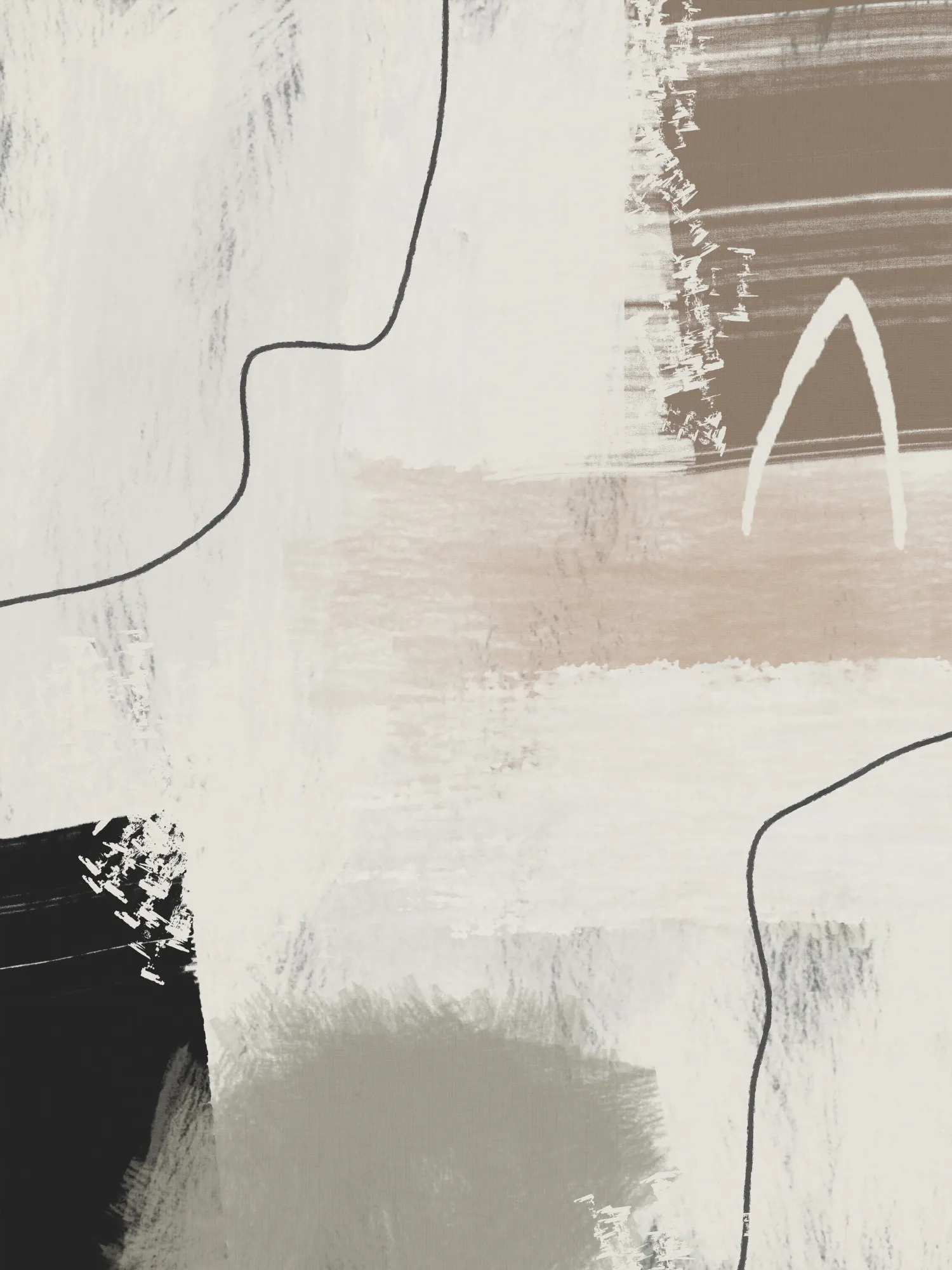 Aardse vormen in zachte lijnen