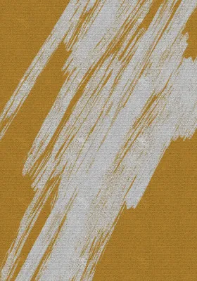 Mustard Brushstroke Pattern