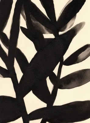 Branches in black and beige ii