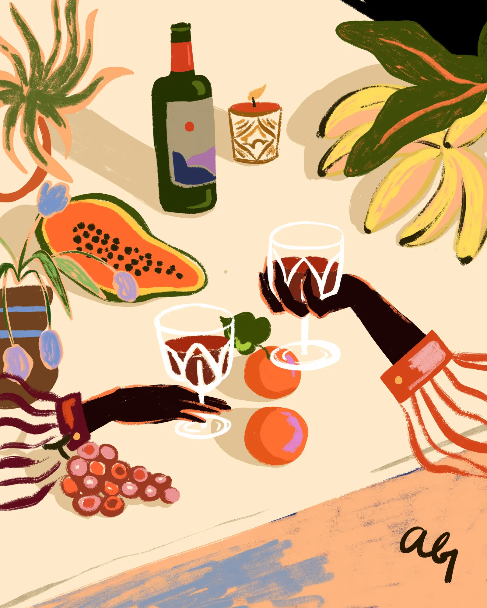 Cheers to you door arty guava