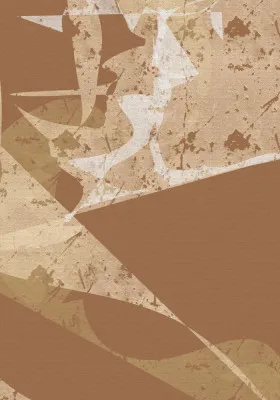 Abstract geometrisch patroon in aardetinten