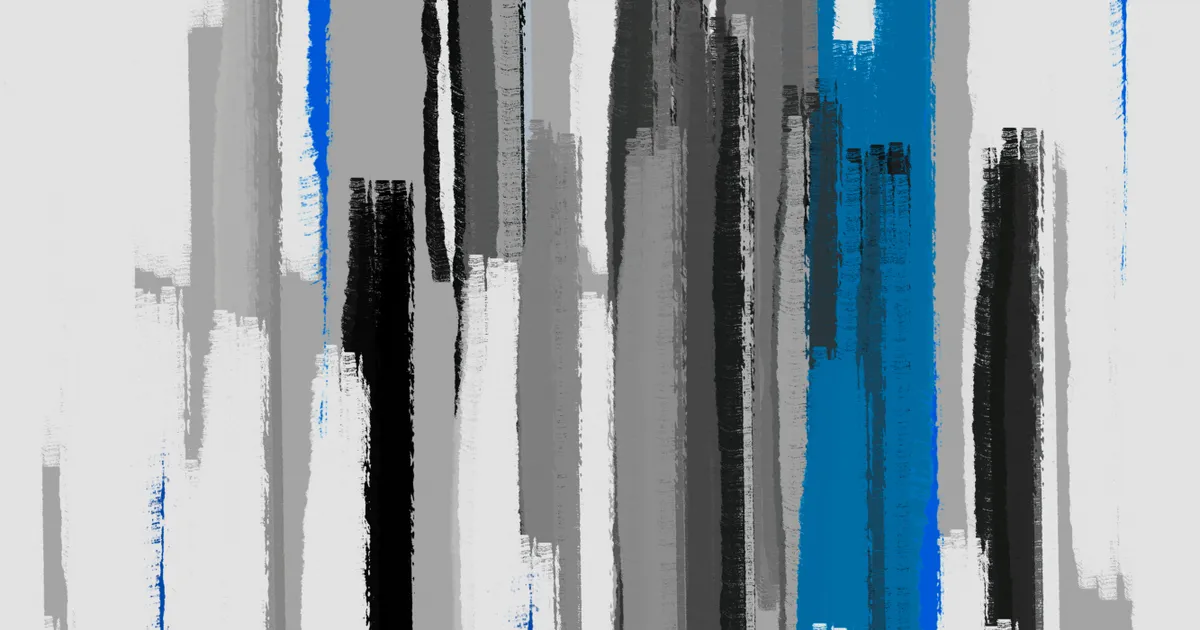 Abstracte panter in verticale compositie