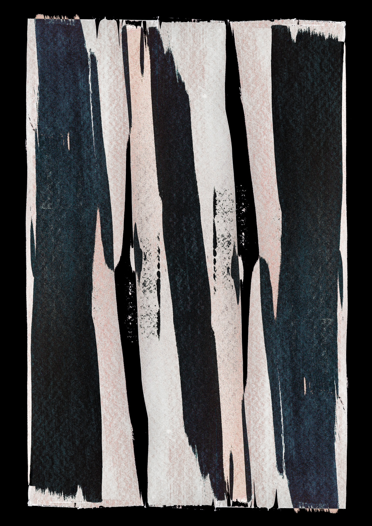 Monochrome strepen in beweging