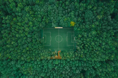 When nature embraces sport