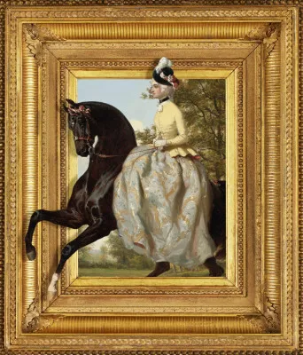 The Lady and Her Horse