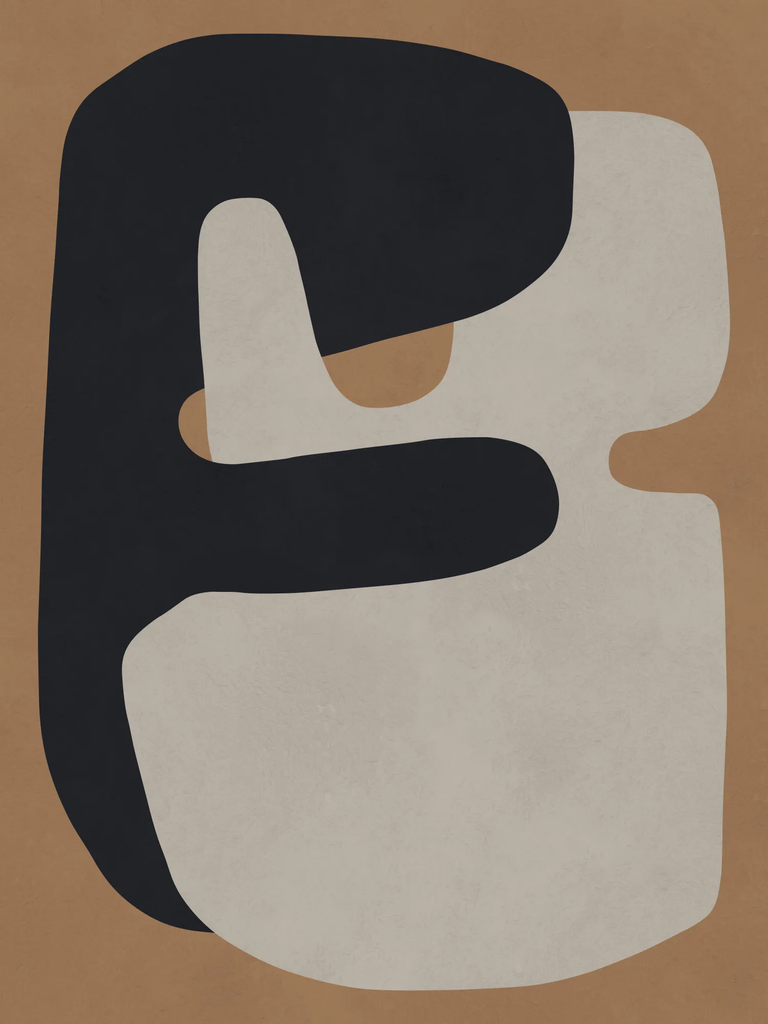 Brown and black art 1 door vitor costa