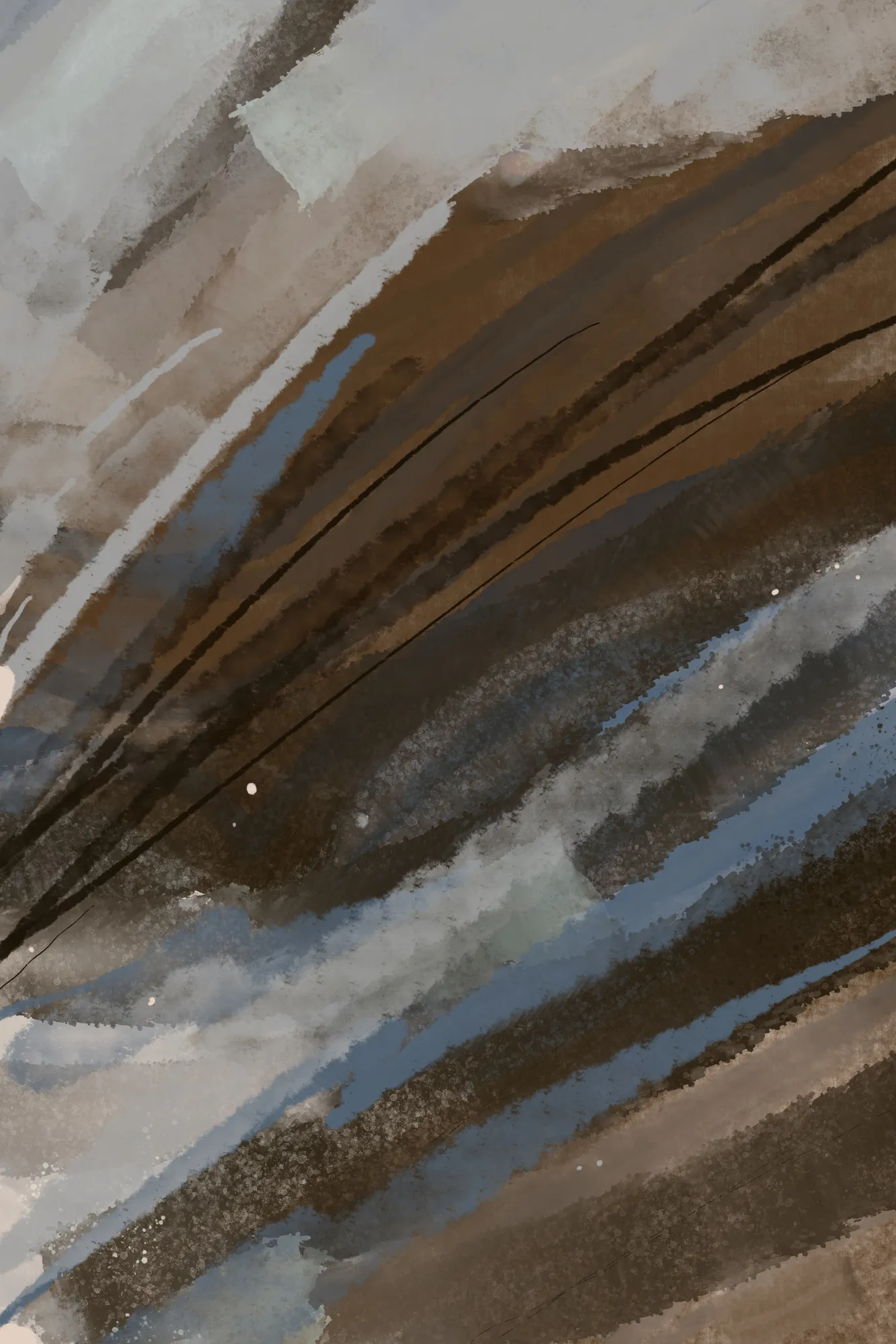 Verticale abstracte buitenlucht van nilesh kulkarni