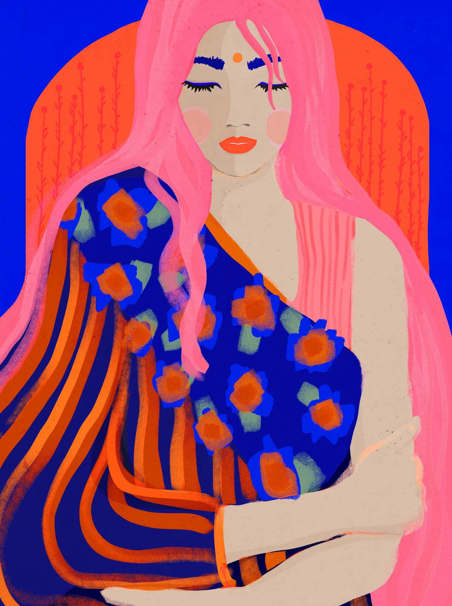 Vibrerende sereniteit in kleur en lijn