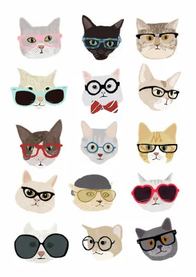 Cats With Glasses